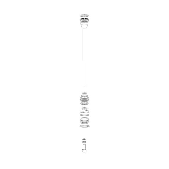 RockShox SoloAir Spring Assembly 140mm 10-17 Revel
