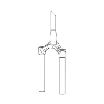 RockShox CSU SID Ultimate 110-120 mm DebonAir 2020+ 29"/27.5+ 51mm Offset Boost 15x110mm Tapered Steerer Diffusion BLK