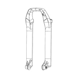 RockShox Lower Leg - Pike B3 27.5" 15 x 110mm Diffusion Black