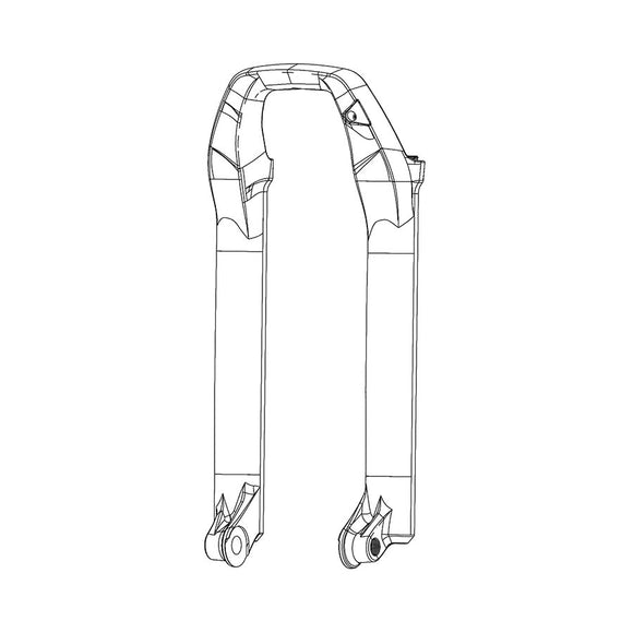 RockShox Lower Leg - Pike B3 27.5" 15 x 110mm Diffusion Black