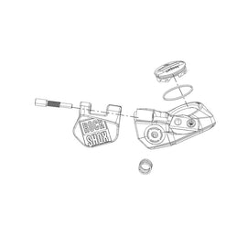RockShox Lever Kit for Reverb AXS Left 11.6818.052.000