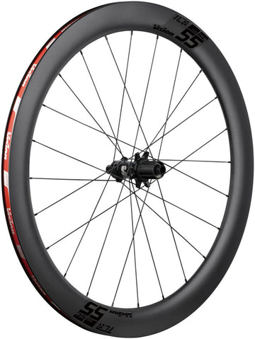 Vision SC55 TL Rear Wheel Tubeless 700c 24H Spoke Count Disc Brake Center Lock Rotor Mount – BLK