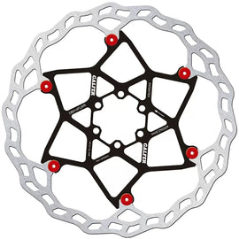 Galfer Floating Wave Disc Brake Rotor - 203mm x 2.0mm 6-Bolt Red