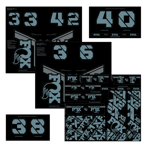 Decal Kits - Storm Blue