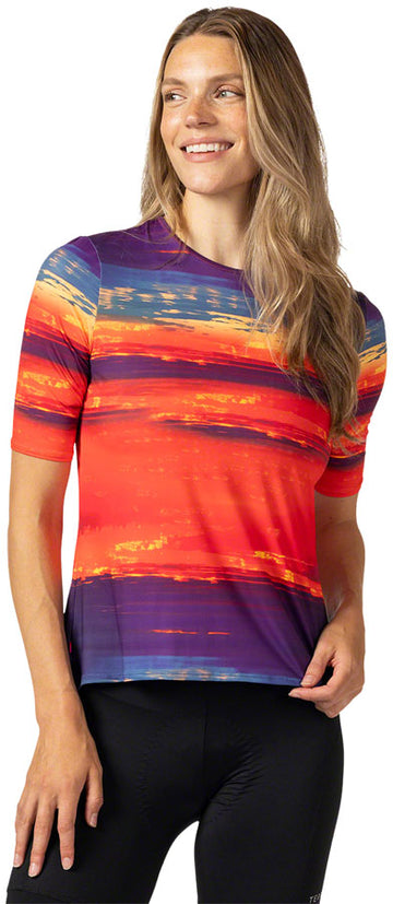 Terry Soleil Flow Short Sleeve Top - Women's Sunset Small