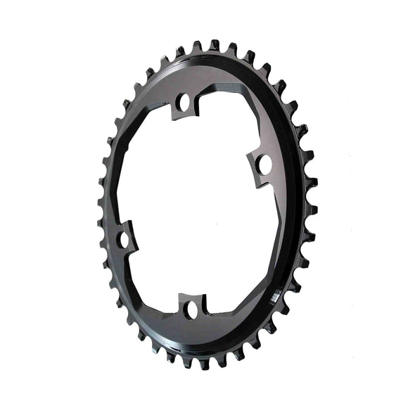 absoluteBLACK XT Asym 96BCD Round Chainring 34T - Black  