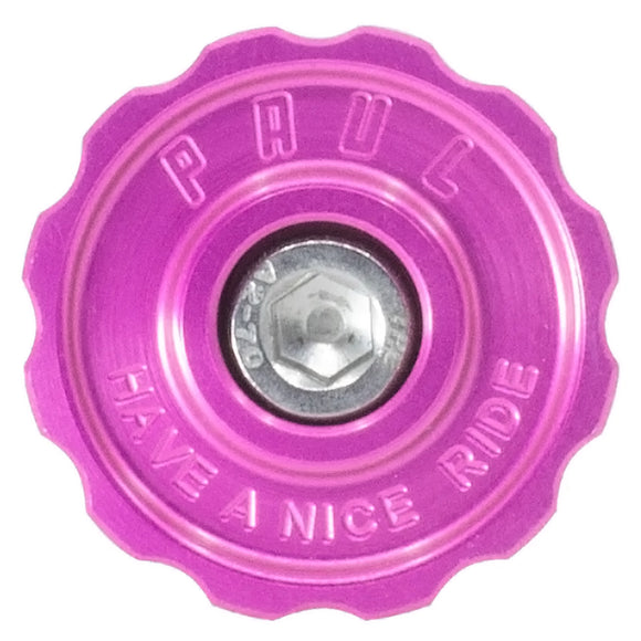 Paul Components The Rook 5mm Aluminum Top Cap Pink