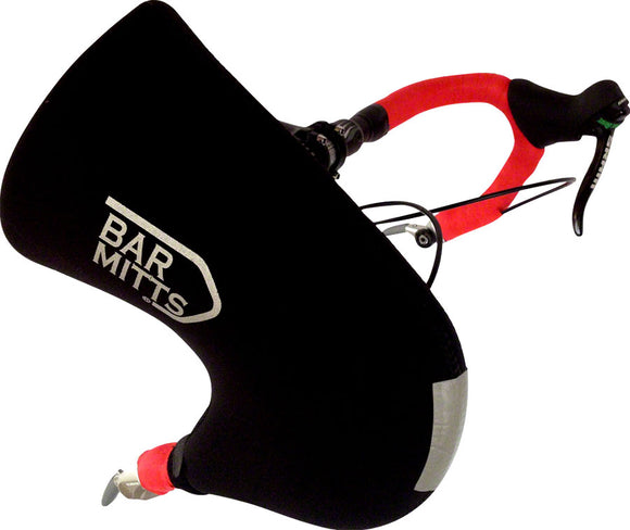 Bar Mitts Bar End Shifter Pogie Handlebar Mittens: One Size Black