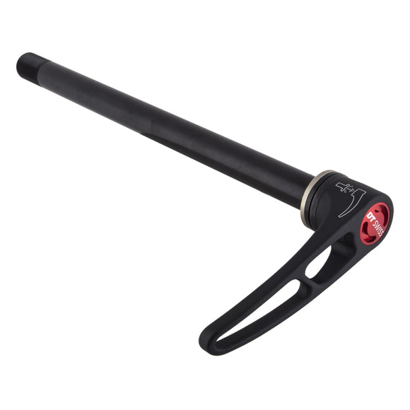 DT Swiss RWS MTB Rear Thru Axle - 12 x 142mm Overall Length 167.7mm M12 x 1.0mm Thread Pitch Flat Washer Plug-in Lever