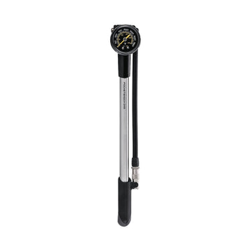 Topeak Pocket Shock DXG XL Shock Pump Analog SV 360psi 12` Aluminum Silver