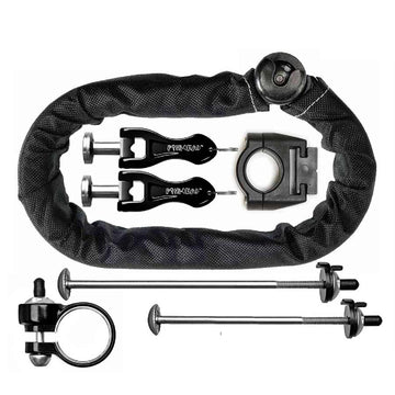 Pinhead City Lock Ultimate Pack Wheels Seatpost and bracket