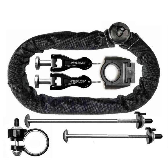 Pinhead City Lock Ultimate Pack Wheels Seatpost and bracket
