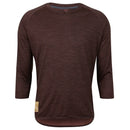 Men's Canyon Merino 3/4 Sleeve Jersey - BLACK/RUSSET HEATHER / XXL