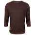 Men's Canyon Merino 3/4 Sleeve Jersey - BLACK/RUSSET HEATHER / XXL
