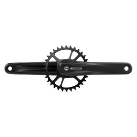 SRAM S100 Eagle Crankset - 165mm 32t Steel Chainring Aluminum Crankarms For Powerspine Bottom Bracket BLK 49mm Chainline B1