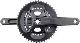 microSHIFT Sword 2x Crankset - 170mm 10-Speed 48/31t 110 Asym BCD  24mm Spindle BLK