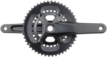 microSHIFT Sword 2x Crankset - 170mm 10-Speed 48/31t 110 Asym BCD  24mm Spindle BLK