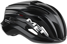 MET Trenta Helmet - Black/Red Gloss Small