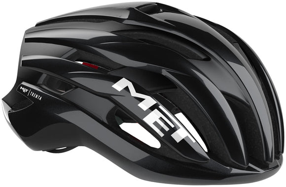 MET Trenta Helmet - Black/Red Gloss Large