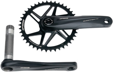 Full Speed Ahead Gossamer Pro AGX+ 1x Crankset - 165mm For Shimano 12-Speed HG+ 42t Direct Mount MegoExo Spindle BLK
