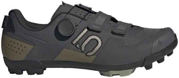 Five Ten Kestrel BOA Mountain Clipless Shoes - Men's Gray Six/Silver Pebble/Olive Strata 8.5