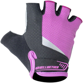 Bellwether Ergo Gel Gloves - Purple Short Finger Women's Large
