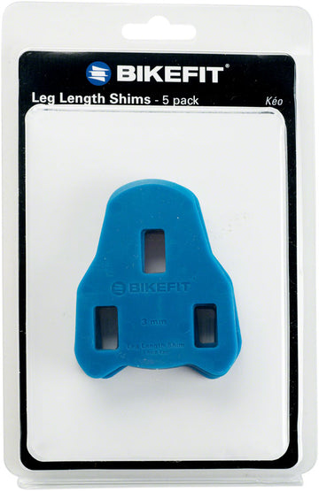 BikeFit Leg Length Shims - Look Keo Compatible 3-Hole 3mm 5-Pack