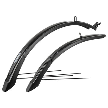 M-Wave Mud Max F+R ADJ L Fender 26''-29'' 62mm Black