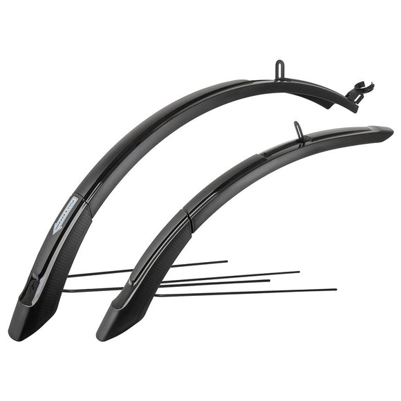 M-Wave Mud Max F+R ADJ L Fender 26''-29'' 62mm Black