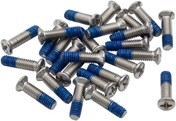 BikeFit Cleat Screws 25-Pack 15mm Wahoo Speedplay Compatible Phillips Recessed M4 X 0.7