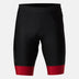 Men's Attack Shorts - BLACK/RED DAHLIA / S
