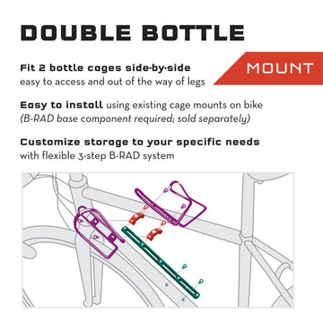 B-RAD Double Bottle Adapter - 0