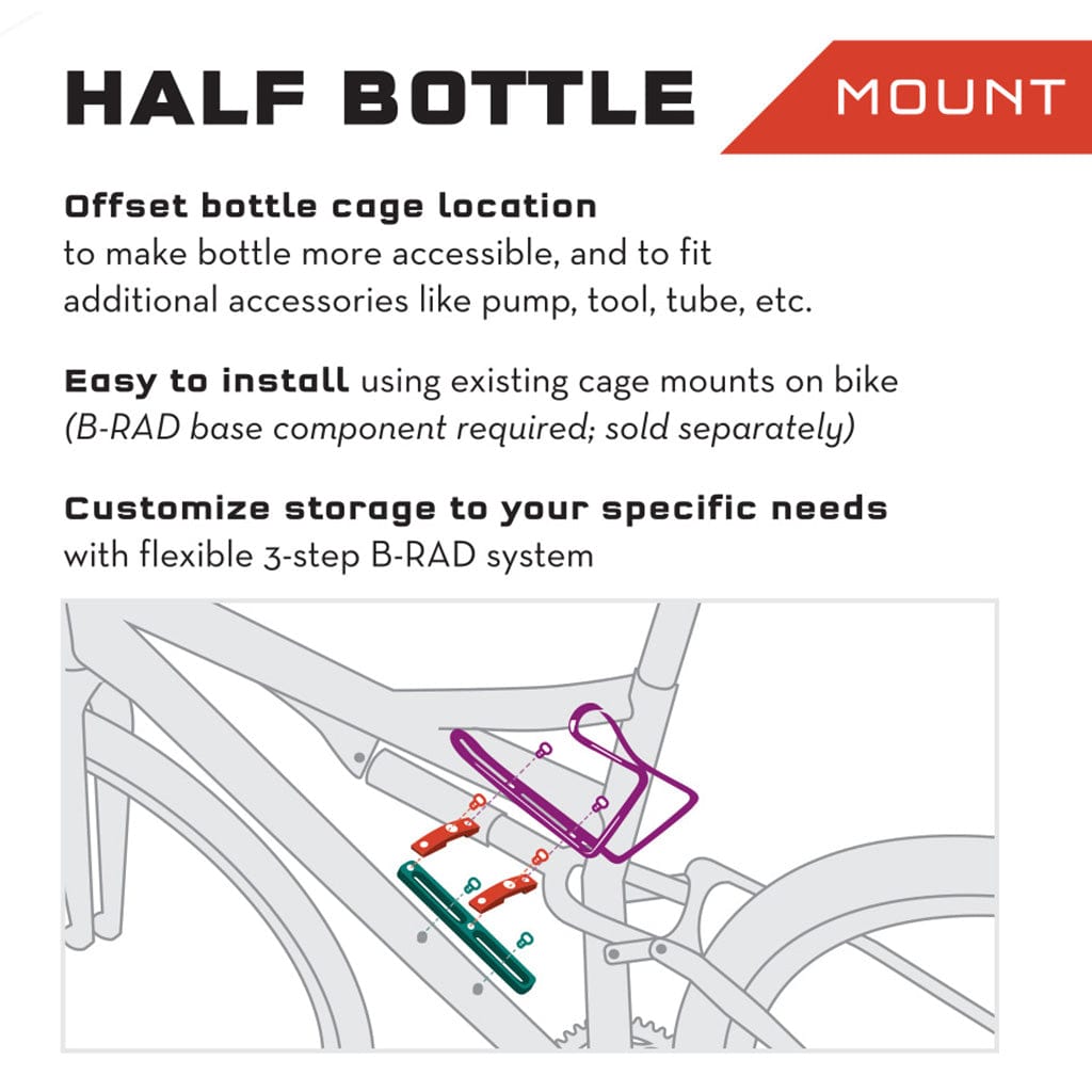 Wolf Tooth B-RAD Half Bottle Adapter