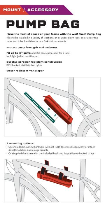 Wolf Tooth B-RAD Pump Bag - 0