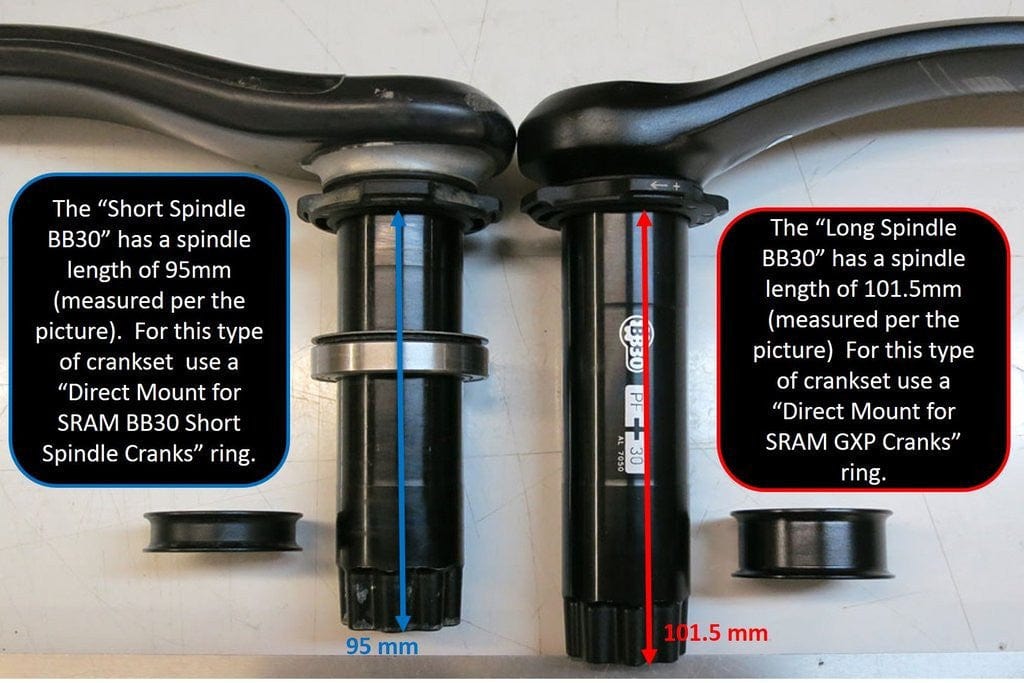Direct Mount Chainrings for SRAM 3-bolt Cranks