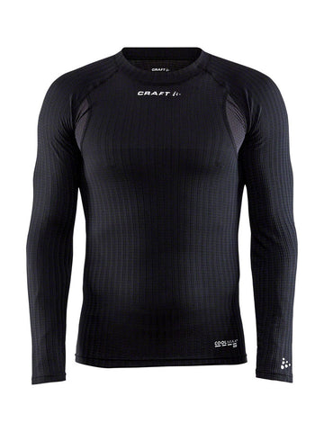 Craft Active Extreme X Crew Neck Base Layer Top - BLK Long Sleeve Mens Small