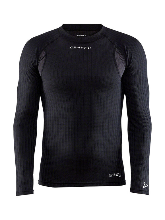 Craft Active Extreme X Crew Neck Base Layer Top - BLK Long Sleeve Mens Small