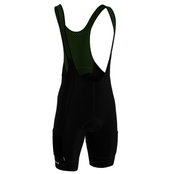Panache M's Cargo Pocket Bib Short - BLACK