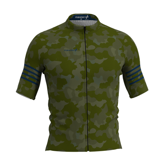 Panache M's Green Camo Pro Jersey