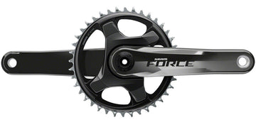 SRAM Force 1 AXS DM Crankset Speed: 12 Spindle: 28.99mm BCD: Direct Mount 40 DUB 172.5mm Black Road