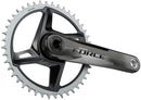 SRAM Force 1 AXS Wide Crankset - 170mm 12-Speed 40t 8-Bolt Direct Mount DUB Spindle Interface Gloss Natural Carbon D1-2
