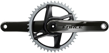 SRAM Force 1 AXS Wide Crankset - 170mm 12-Speed 40t 8-Bolt Direct Mount DUB Spindle Interface Gloss Natural Carbon D1