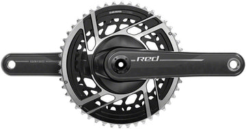 SRAM RED Crankset - 170mm 2x 12-Speed 50/37t 8-Bolt Direct Mount DUB Spindle Interface Natural Carbon E1