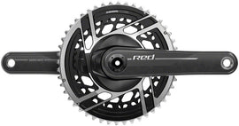 SRAM RED Crankset - 175mm 2x 12-Speed 50/37t 8-Bolt Direct Mount DUB Spindle Interface Natural Carbon E1