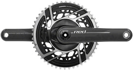 SRAM RED Crankset - 170mm 2x 12-Speed 48/35t 8-Bolt Direct Mount DUB Spindle Interface Natural Carbon E1