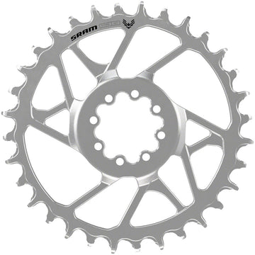 SRAM Eagle 90 T-Type Direct Mount Chainring - 32t 12-Speed 8-Bolt Direct Mount 3mm Offset Steel Silver