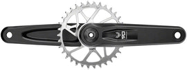 SRAM Eagle 90 T-Type Wide Crankset - 175mm 12-Speed 32t Chainring Direct Mount 2-Guards DUB Spindle Interface BLK/Silver