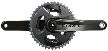 SRAM Force AXS Wide Crankset - 170mm 12-Speed 43/30t 94 BCD DUB Spindle Interface Natural Carbon D1