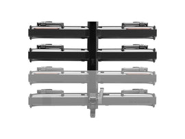 Piston Pro X Hitch Bike Rack Add-On - 2-Bike LED Lights 4-Pin Plug Kashima Coat Galaxy Gray