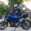 Helmet Flair MagNeatOhz: Large White Devil Horns for Helmet-6